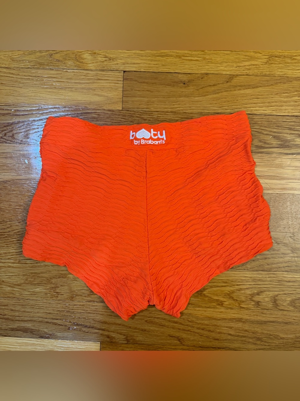 Booty By Brabants Booty Shorts in Vibrant Orange - One Size Fits Most STRETCH